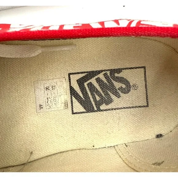 VANS Men’s Doheny OTW Repeat R&W Logo Print Skateboard Shoes Sneakers Size 10 - Picture 9 of 10